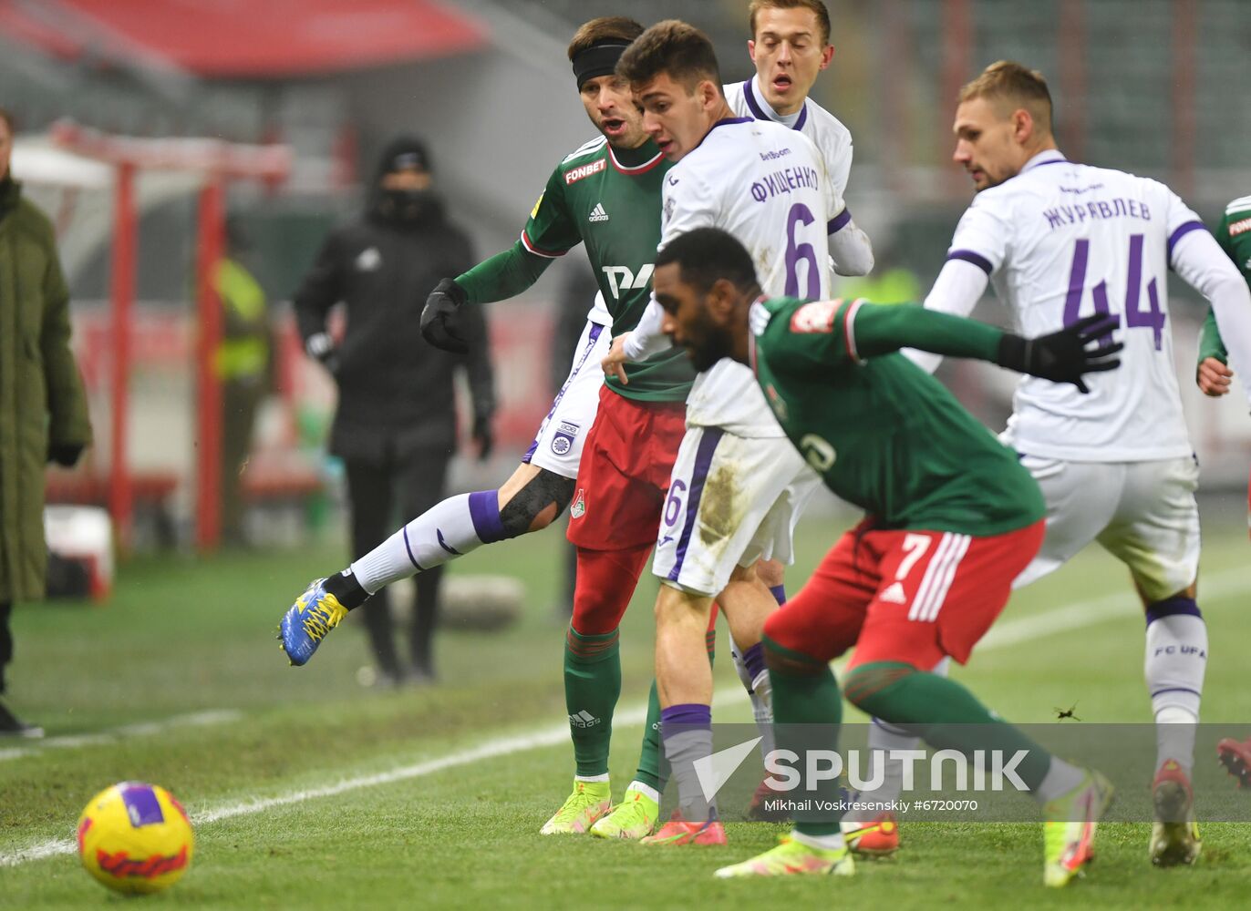 Russia Soccer Premier-League Lokomotiv - Ufa