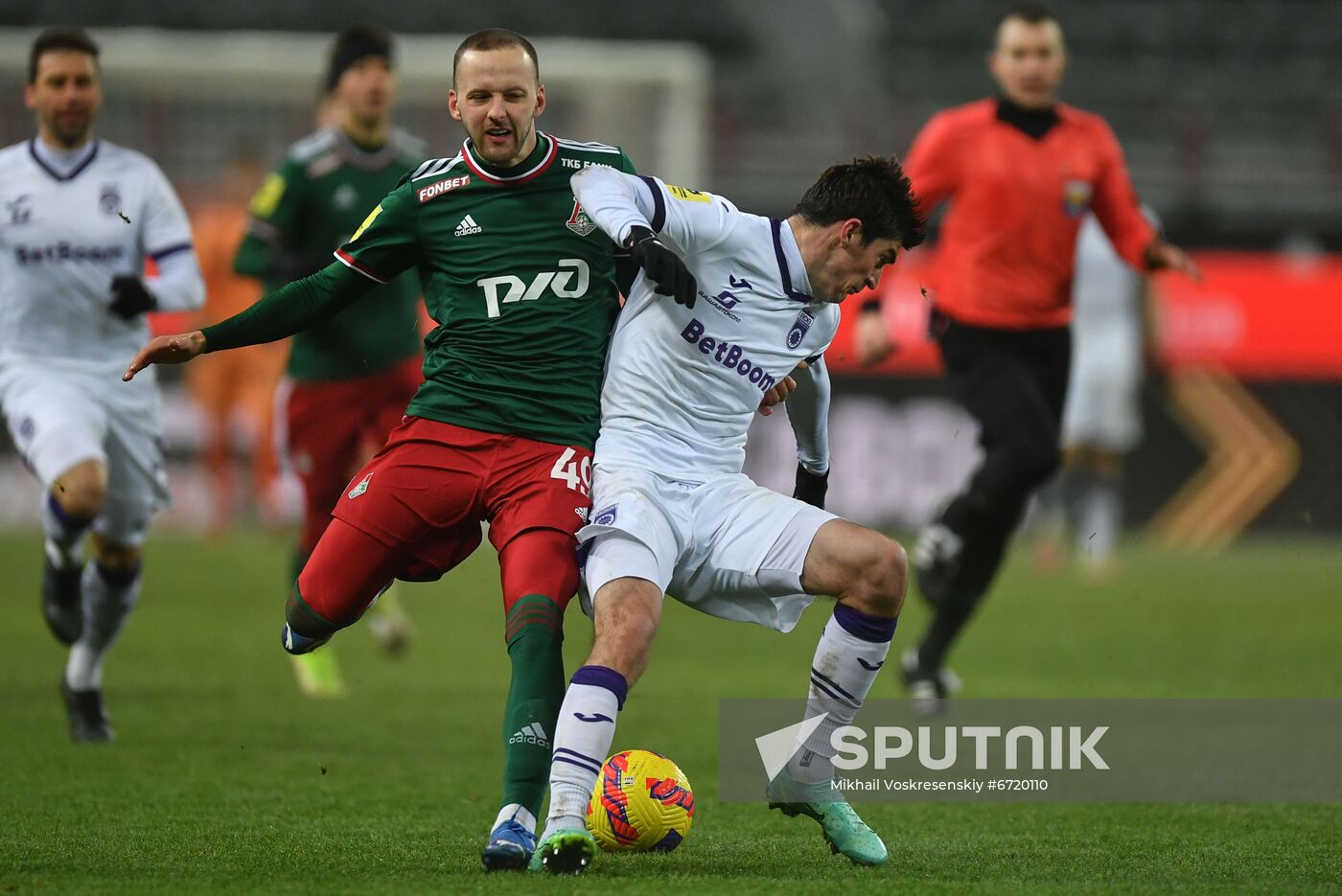 Russia Soccer Premier-League Lokomotiv - Ufa