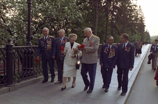 Meeting of veterans in Moscow