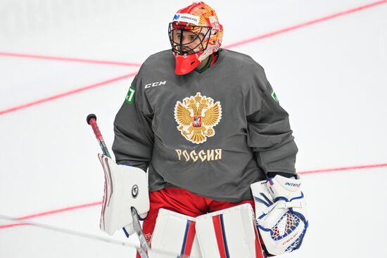 Russia Ice Hockey Euro Tour Training