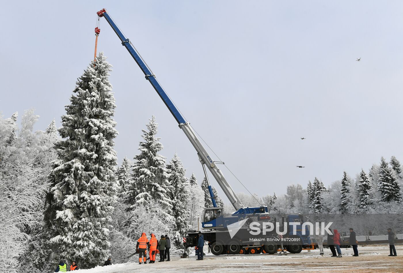 Russia New Year Festive Season Preparations
