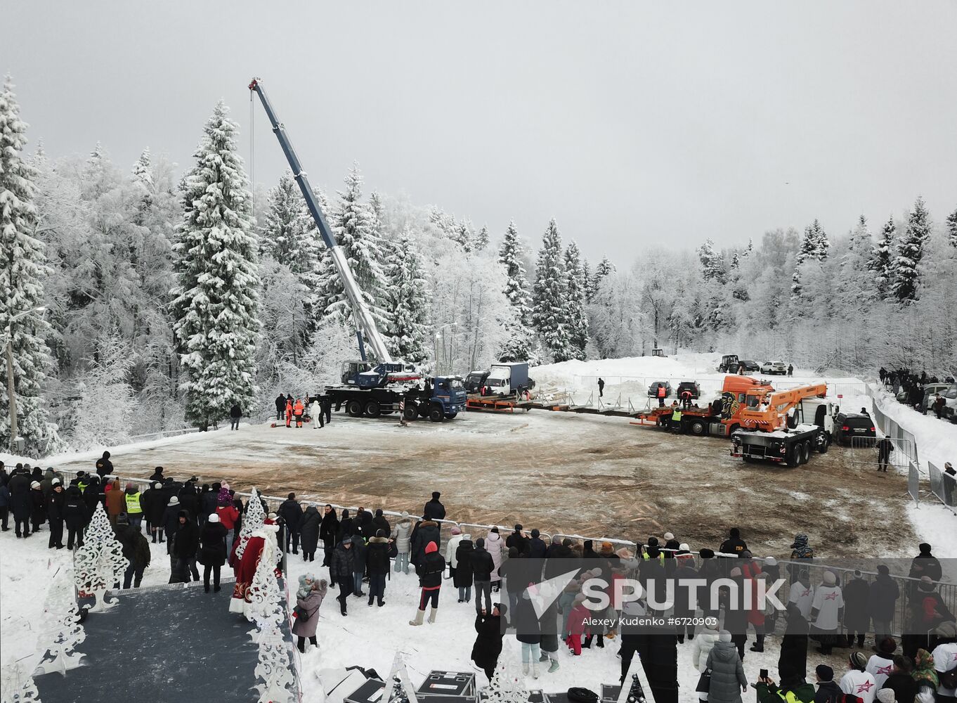 Russia New Year Festive Season Preparations
