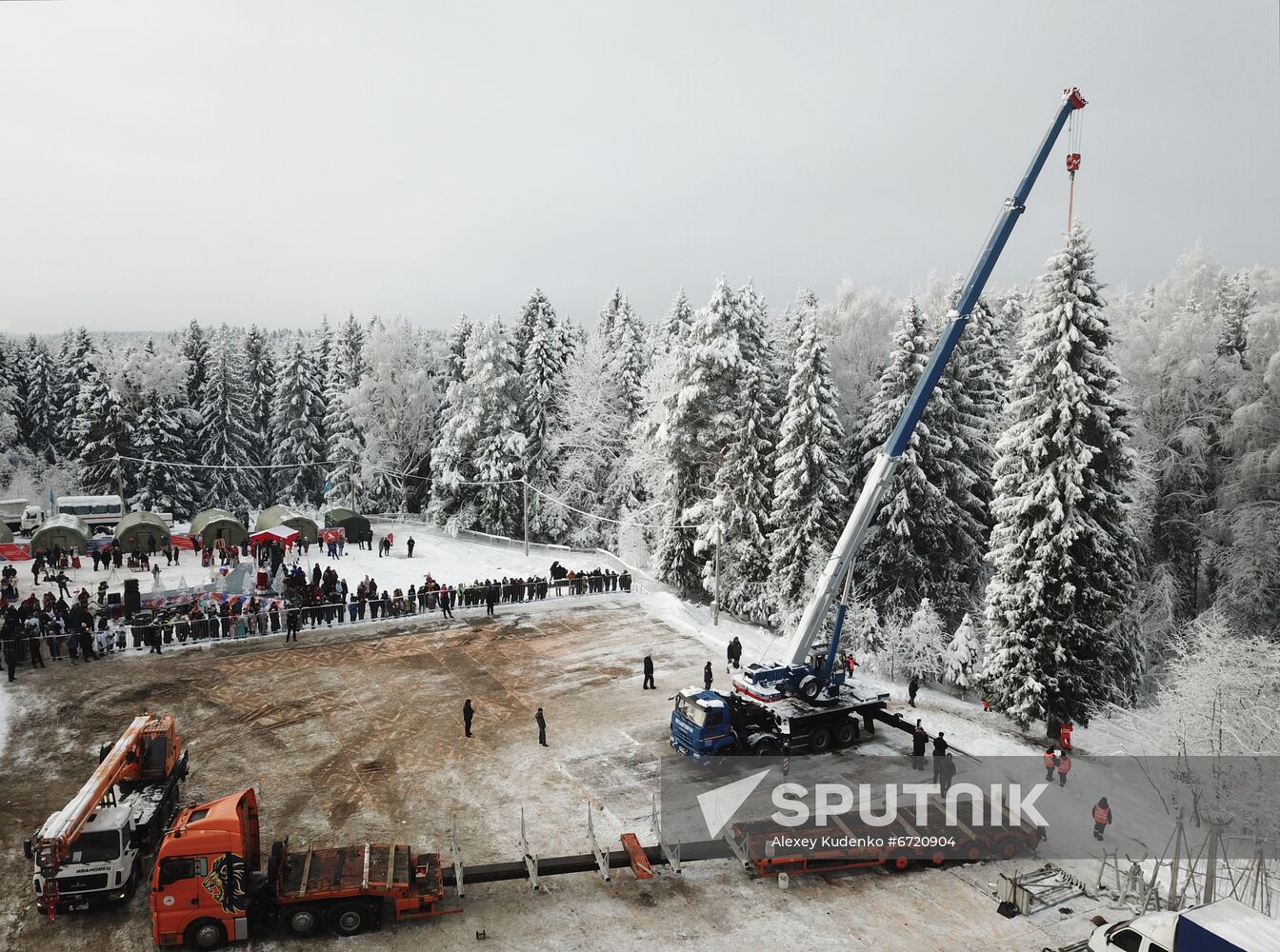 Russia New Year Festive Season Preparations