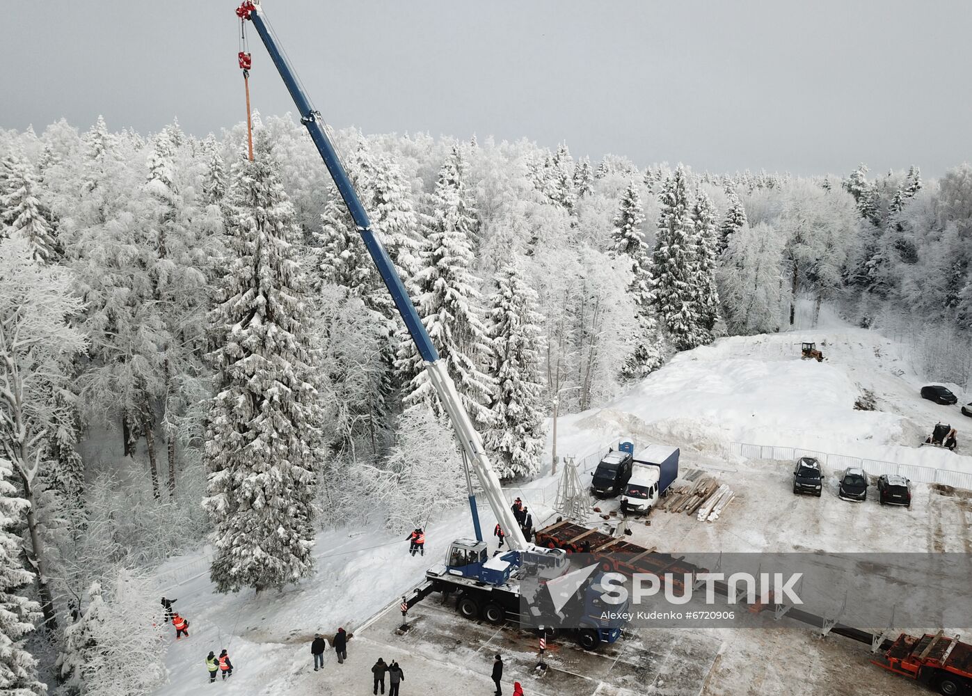 Russia New Year Festive Season Preparations