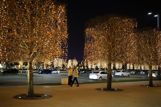 Russia New Year Festive Season Preparations Russia New Year Festive Season Preparations