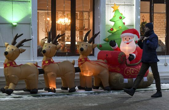 Russia New Year Festive Season Preparations