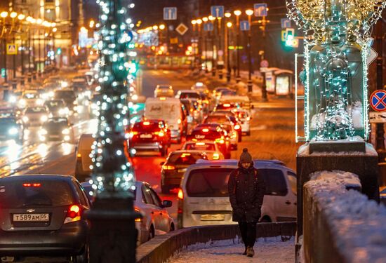 Russia New Year Festive Season Preparations
