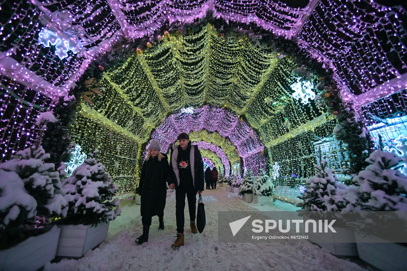 Russia New Year Festive Season Preparations