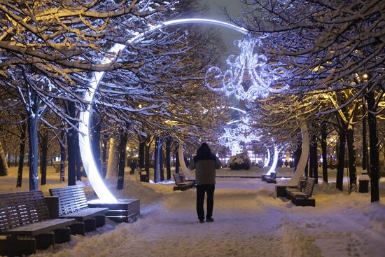 Russia New Year Festive Season Preparations