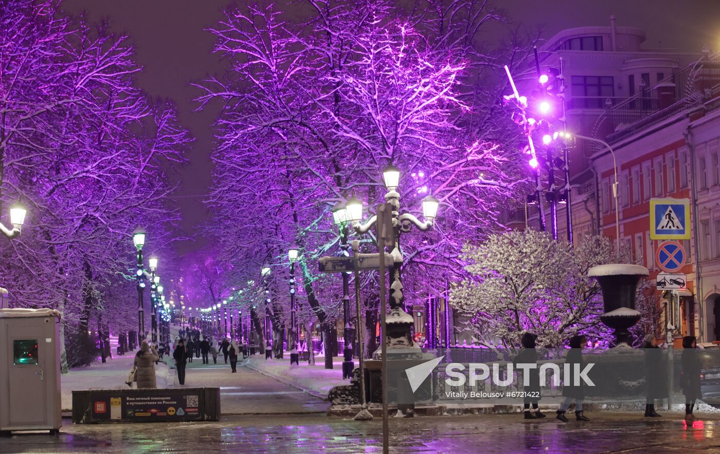 Russia New Year Festive Season Preparations