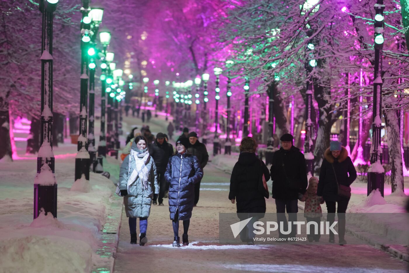 Russia New Year Festive Season Preparations