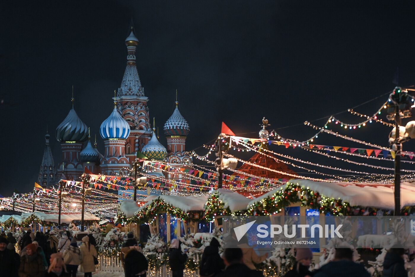 Russia New Year Festive Season Preparations