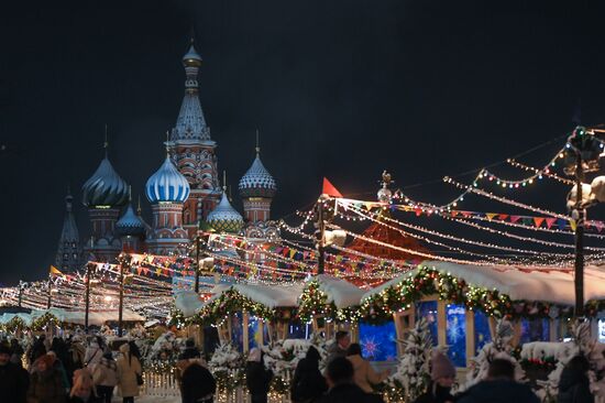 Russia New Year Festive Season Preparations