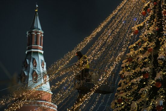 Russia New Year Festive Season Preparations