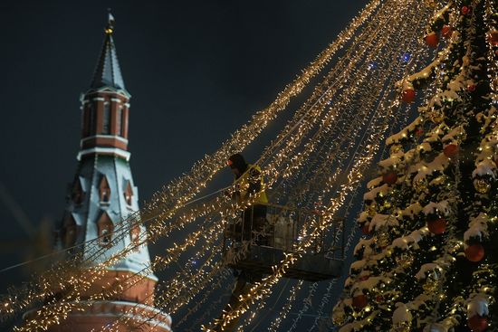 Russia New Year Festive Season Preparations