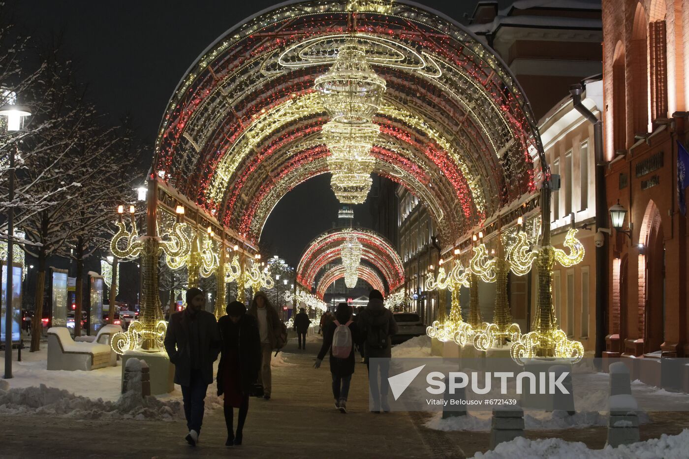 Russia New Year Festive Season Preparations