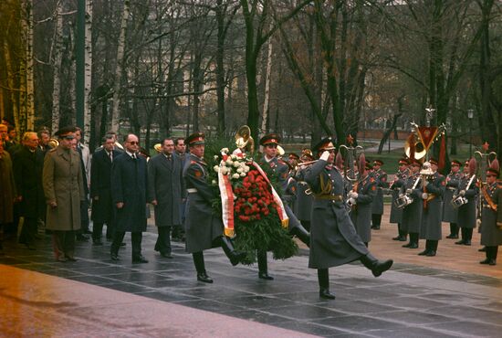 Polish President Wojciech Jaruzelski's visit to the Soviet Union