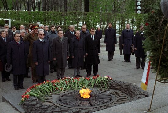 Polish President Wojciech Jaruzelski's visit to the Soviet Union