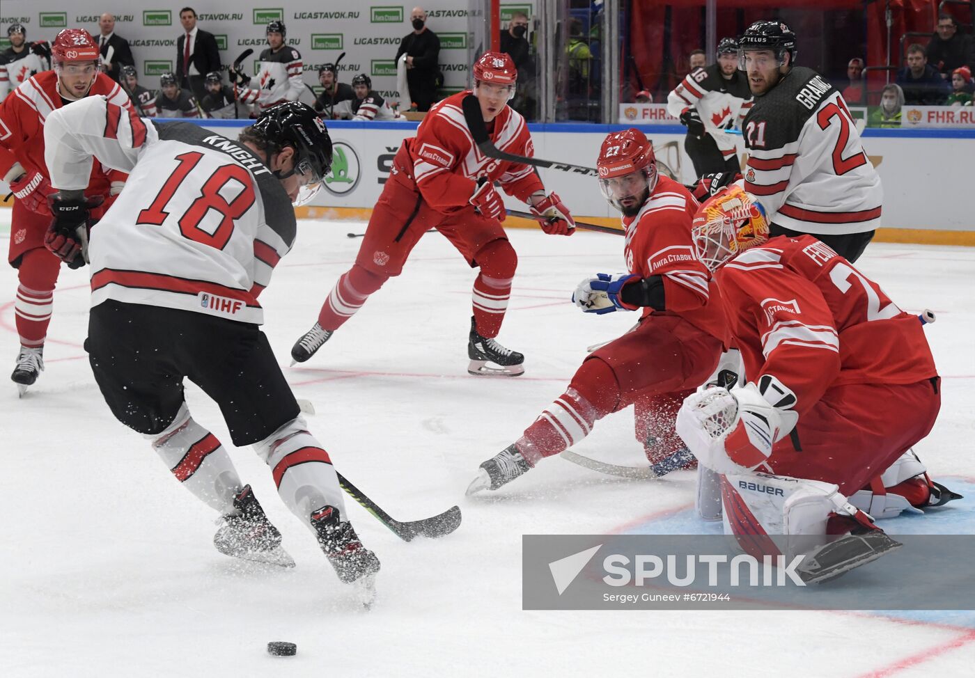 Russia Ice Hockey Euro Tour Russia - Canada