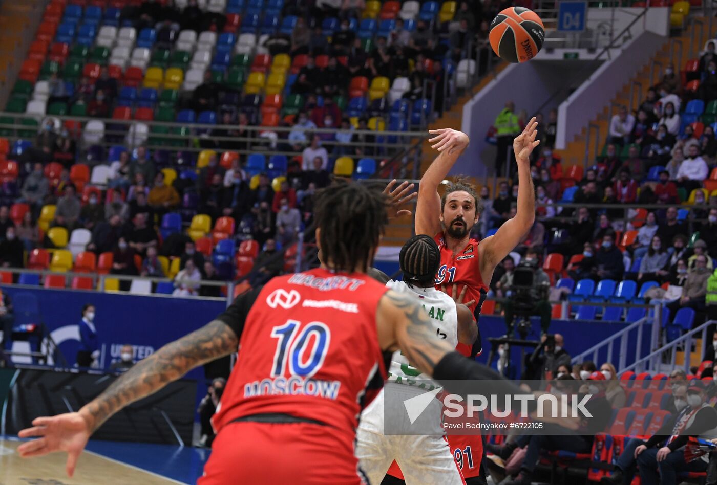 Russia Basketball Euroleague CSKA - UNICS