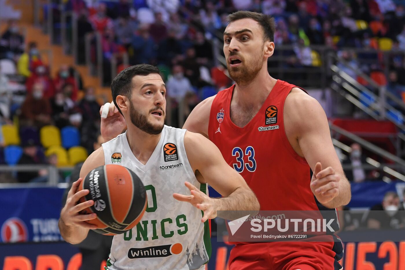 Russia Basketball Euroleague CSKA - UNICS