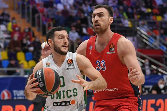 Russia Basketball Euroleague CSKA - UNICS