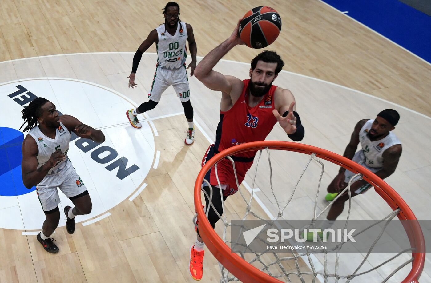 Russia Basketball Euroleague CSKA - UNICS