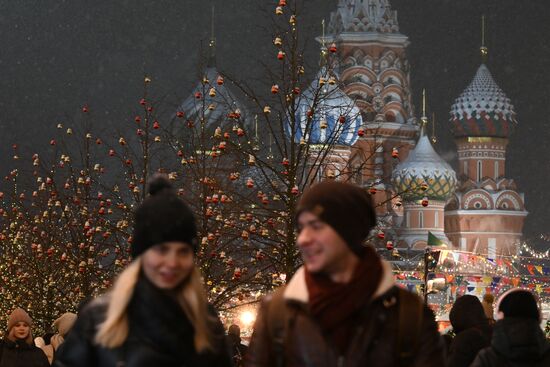 Russia New Year Festive Season Preparations