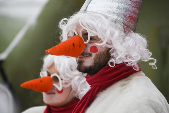 Russia New Year Festive Season Preparations