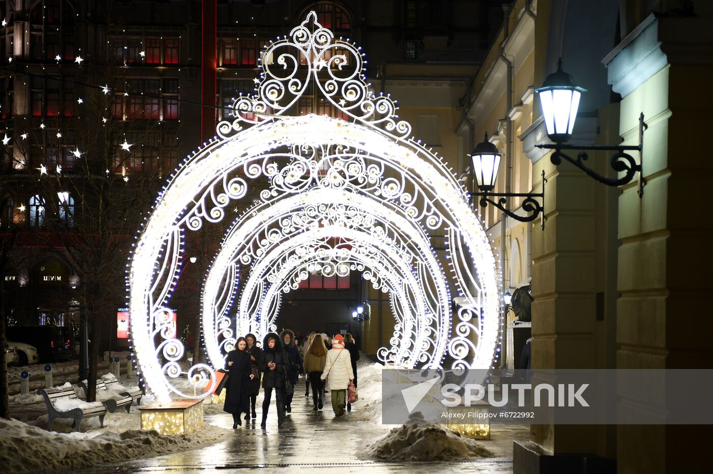 Russia New Year Festive Season Preparations