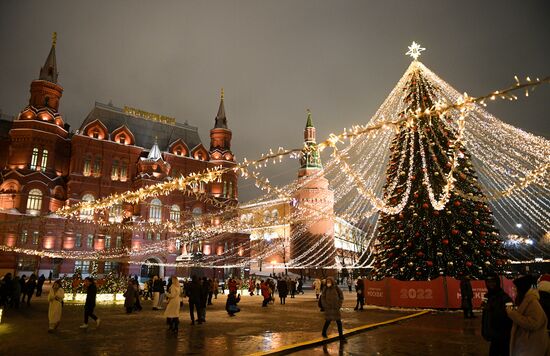 Russia New Year Festive Season Preparations