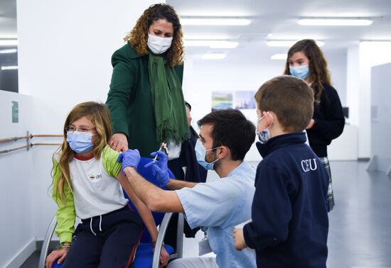 Spain Coronavirus Vaccination