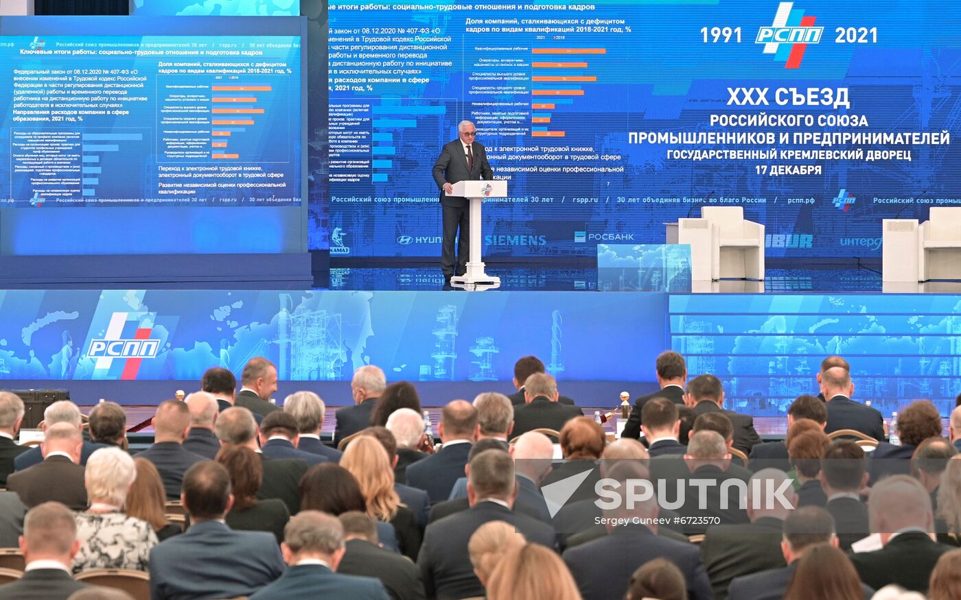 Russia RSPP Congress
