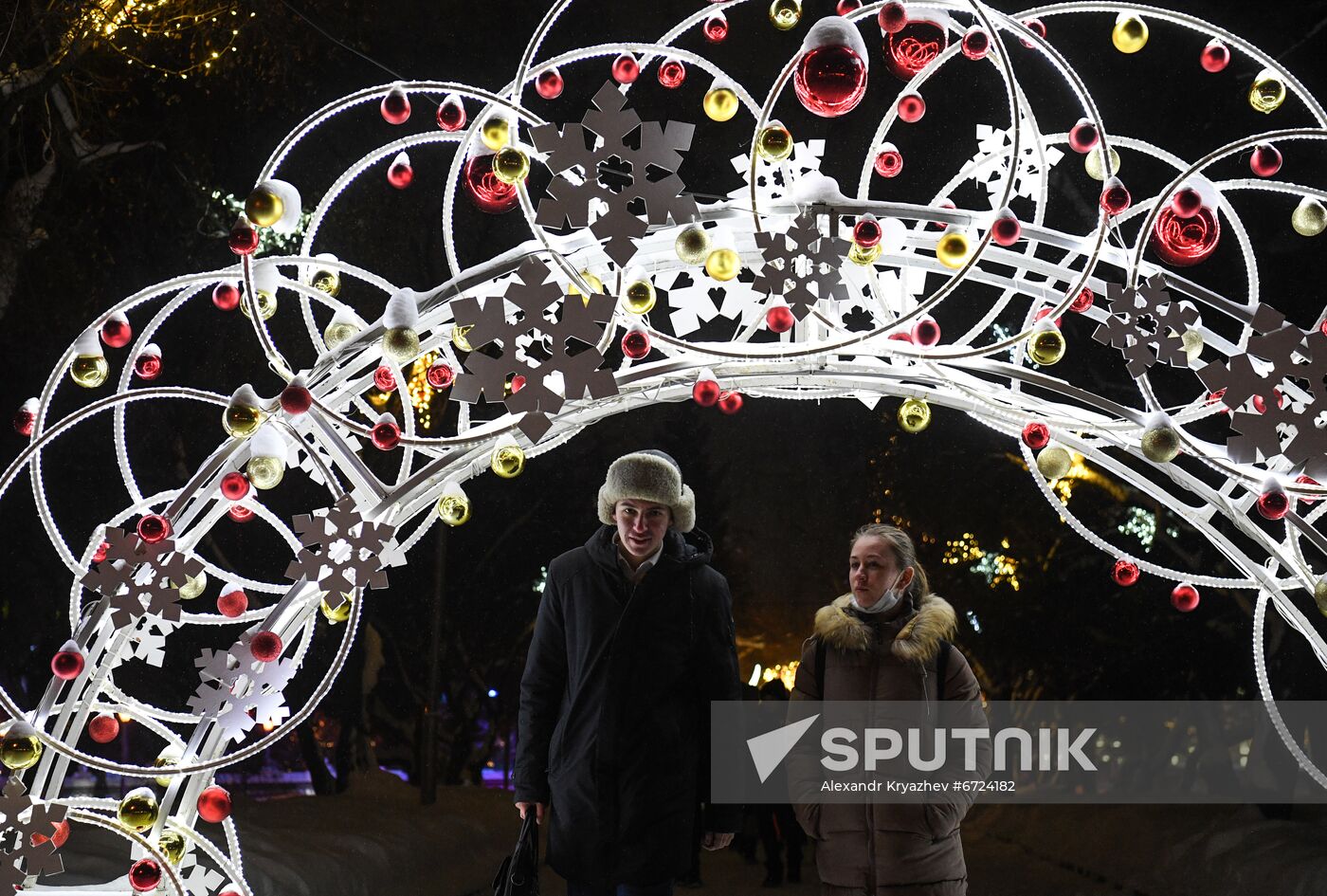 Russia New Year Festive Season Preparations