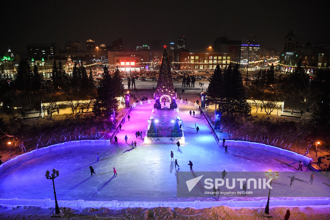 Russia New Year Festive Season Preparations