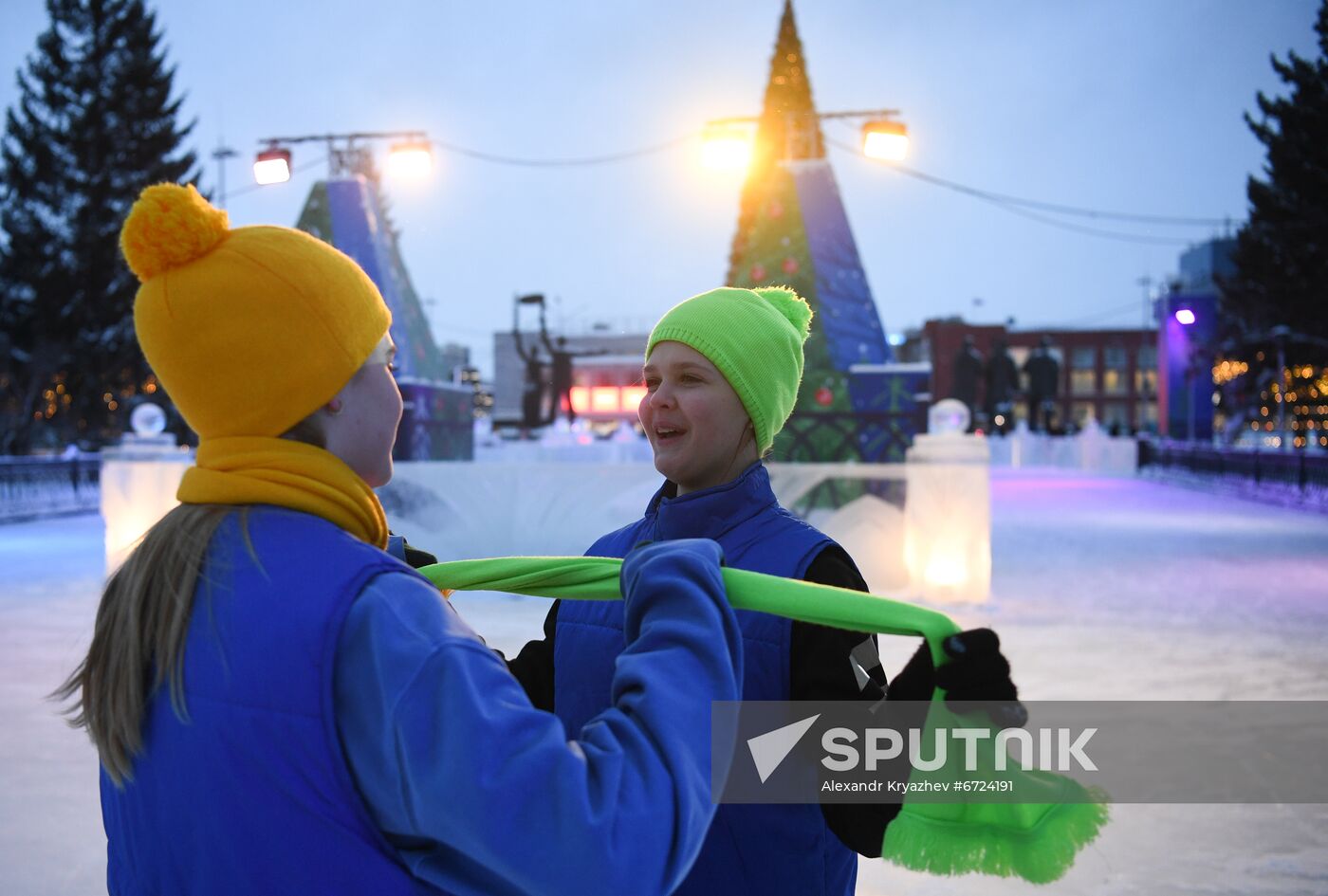 Russia New Year Festive Season Preparations