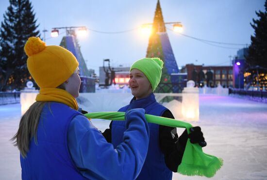 Russia New Year Festive Season Preparations