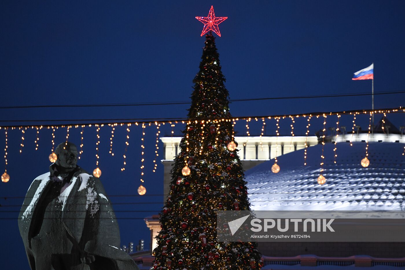 Russia New Year Festive Season Preparations