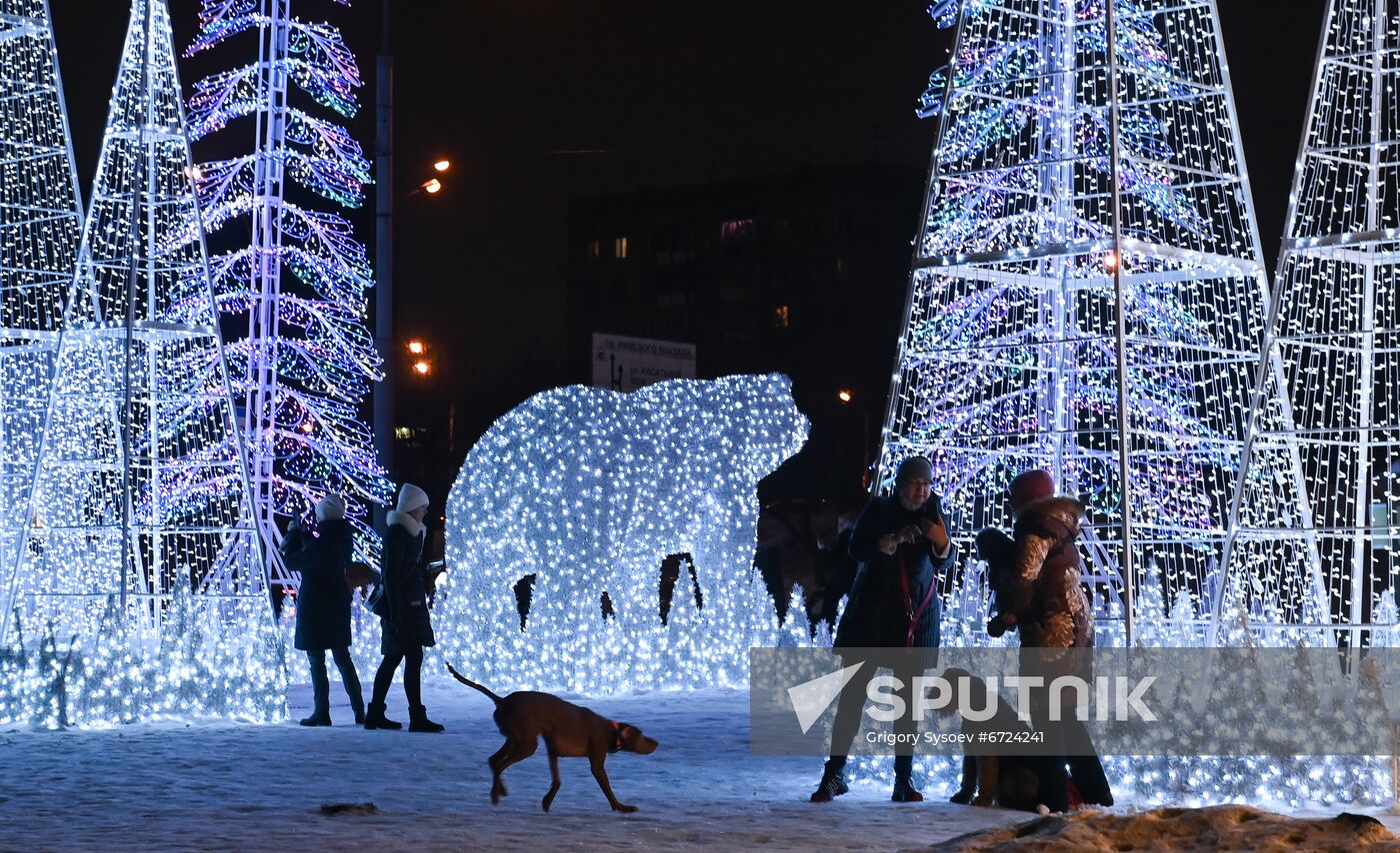Russia New Year Festive Season Preparations