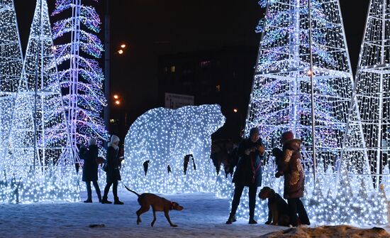 Russia New Year Festive Season Preparations