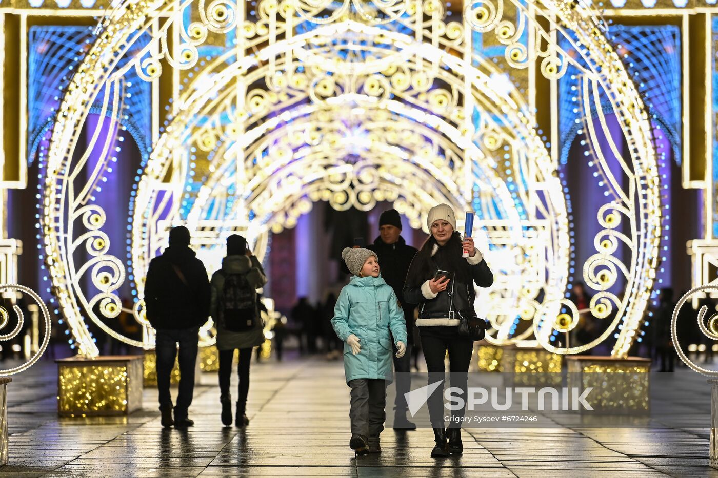 Russia New Year Festive Season Preparations