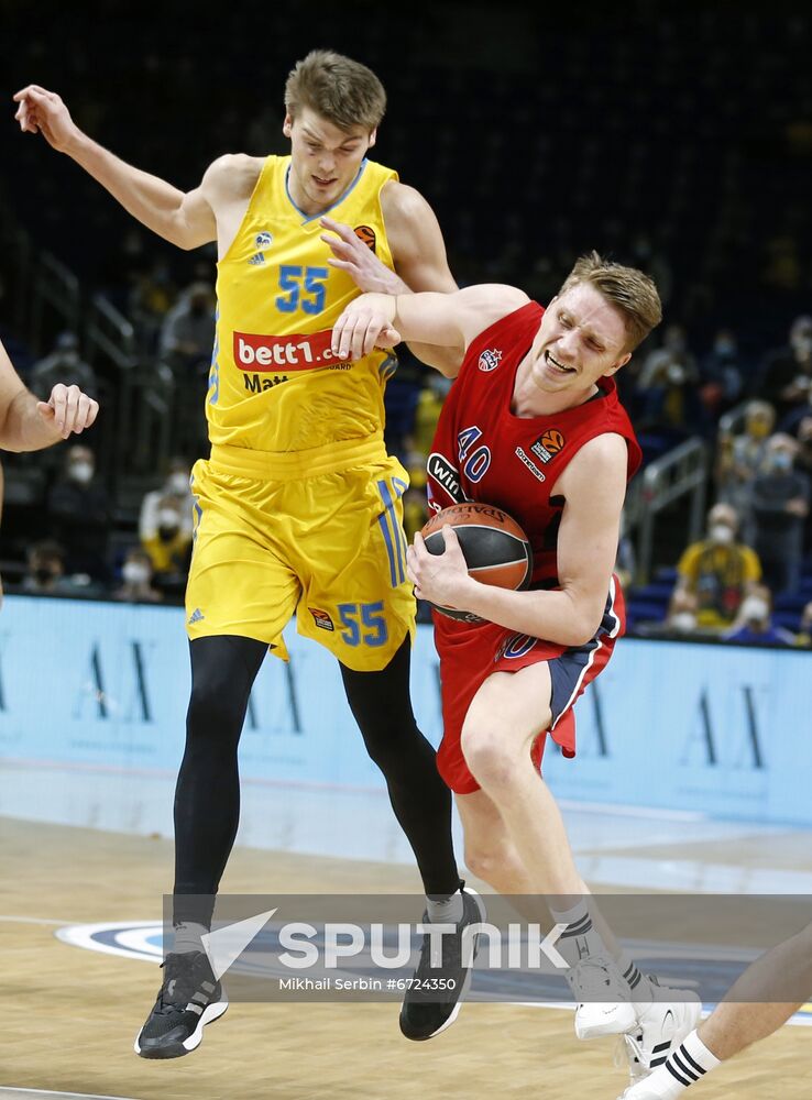 Germany Basketball Euroleague Alba - CSKA