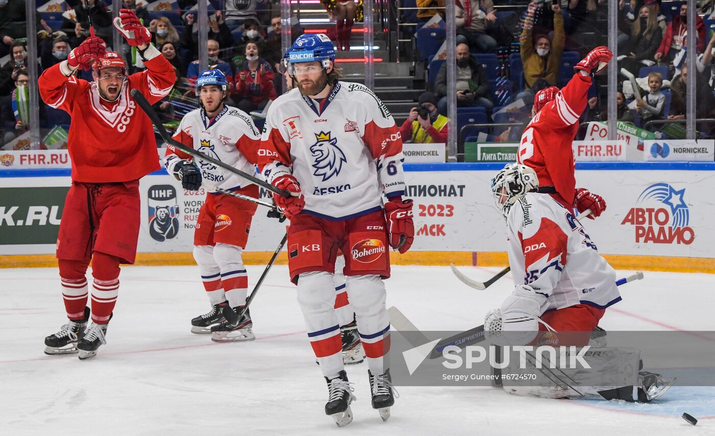 Russia Ice Hockey Euro Tour Russia - Czech Republic