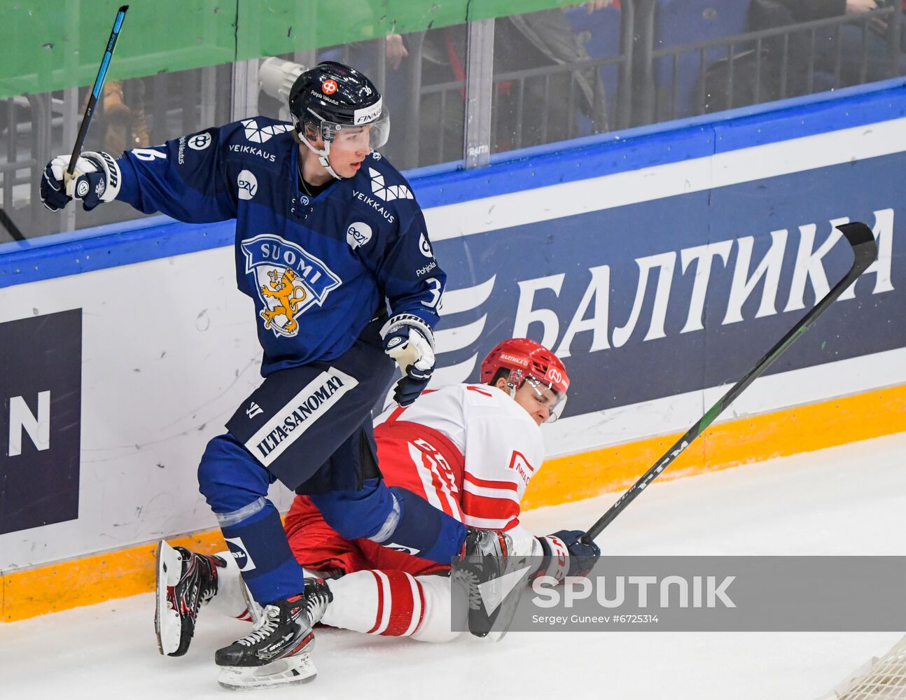 Russia Ice Hockey Euro Tour Russia - Finland