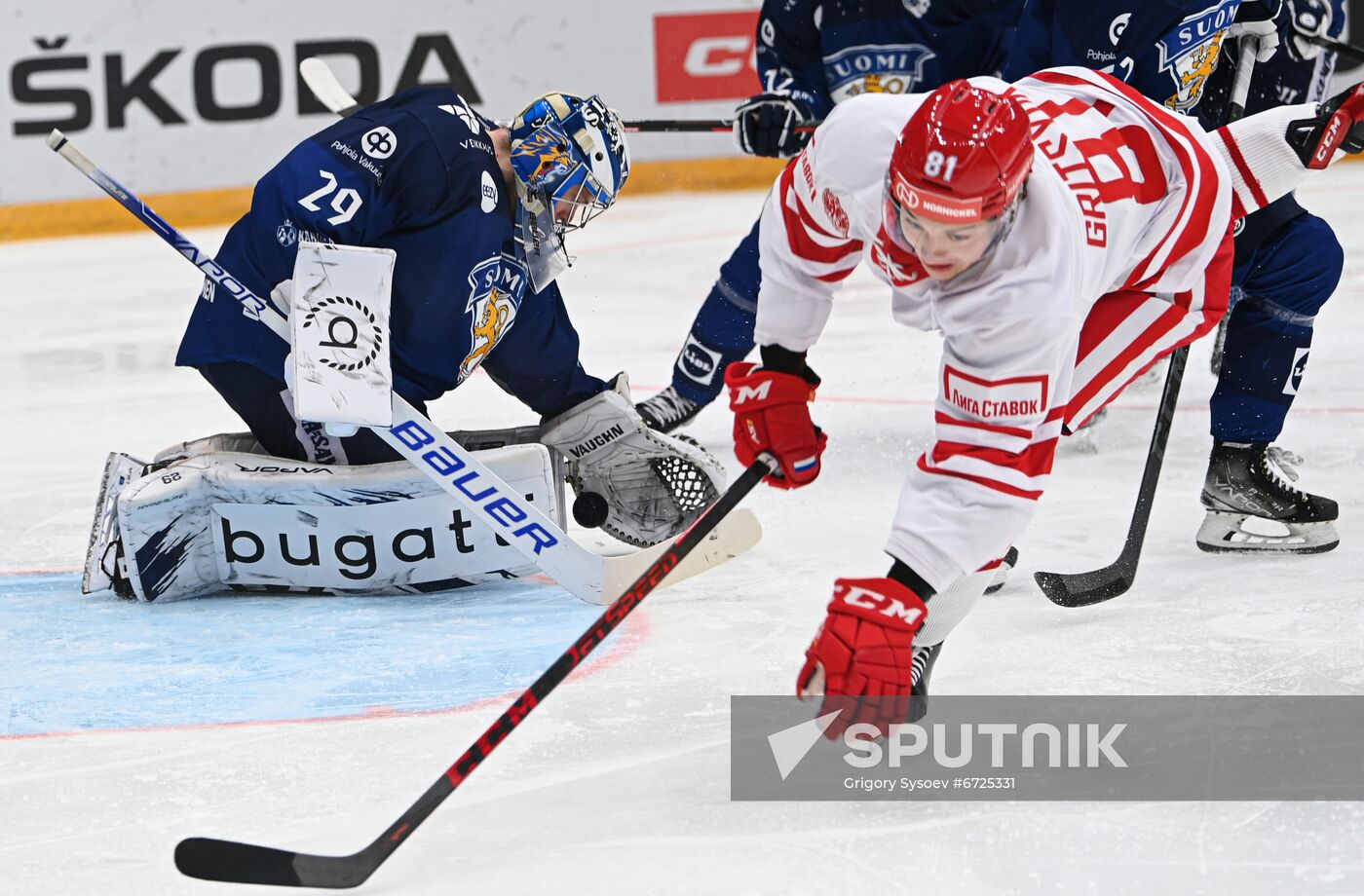 Russia Ice Hockey Euro Tour Russia - Finland