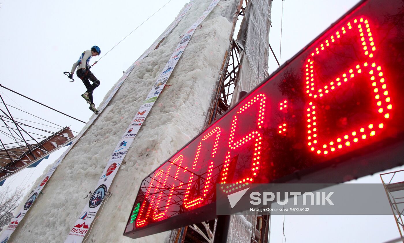 Russia Ice Climbing Championship