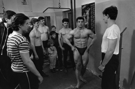 Mr. Odessa body-builders' contest