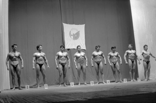 Mr. Odessa body-builders' contest
