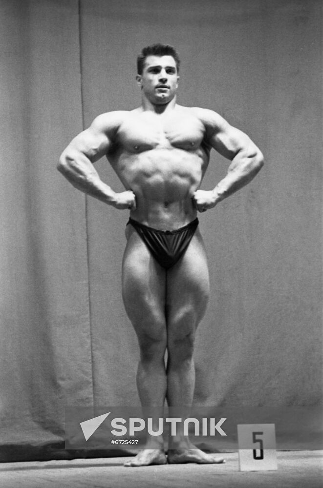 Mr. Odessa body-builders' contest