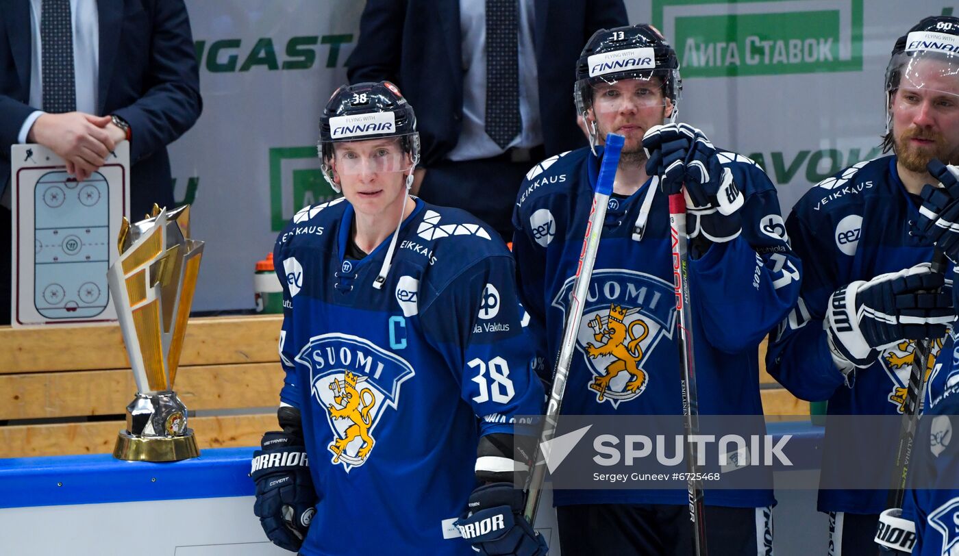 Russia Ice Hockey Euro Tour Russia - Finland